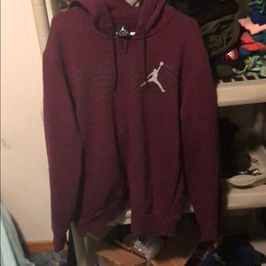 Jordan sweater maroon purple
